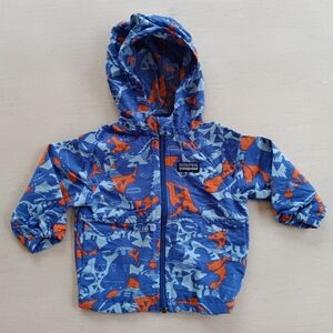 Patagonia Infant Wind Breaker Lightweight Jacket / 6 month